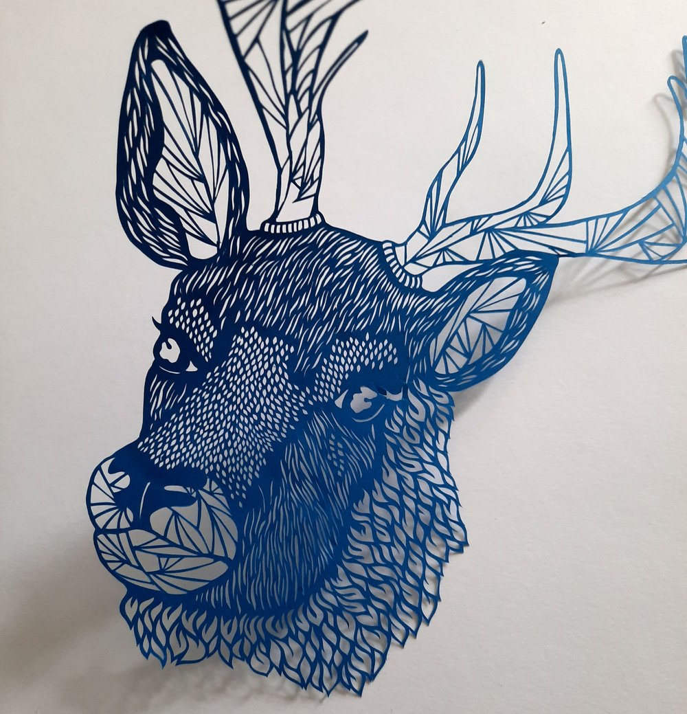 Image of Paper Cut Stag
