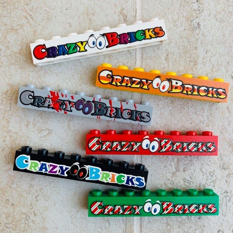 Themed CrazyBricks Brick Badges LIMITED!