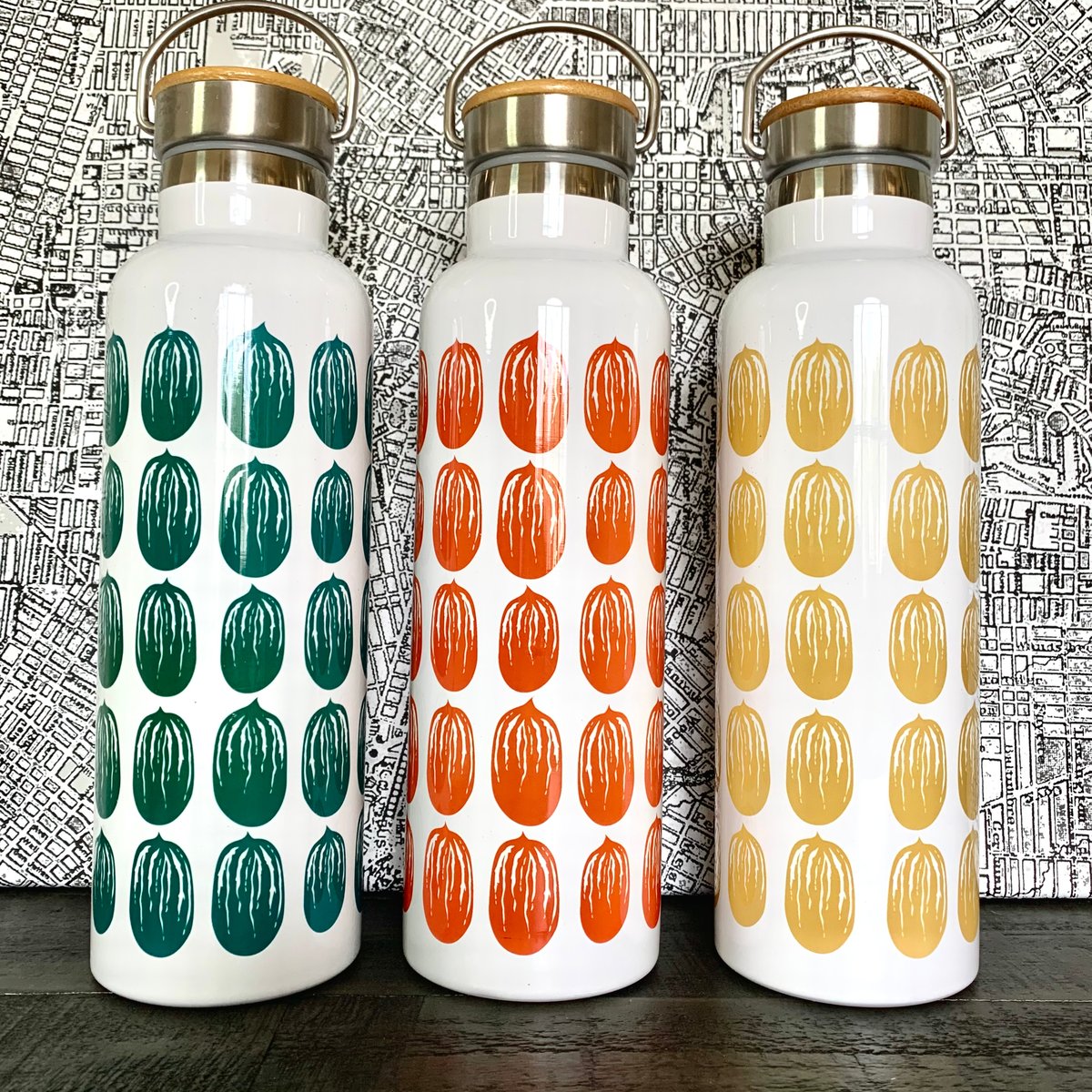 Image of Whole Pecan 750 ml. Insulated Water Bottle