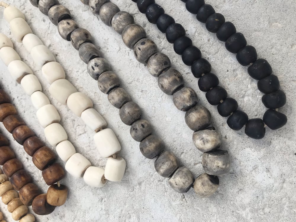 Image of Beads for your home - Dark Brown Glass  
