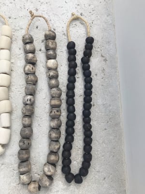 Image of Beads for your home - Brownish Black Glass  