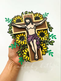 Image 1 of JESUS ON THE CROSS SVG / ARCHIVO DIGITAL 