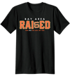 BLACK & ORANGE - BAY AREA RAISED TEE [ 415 ]