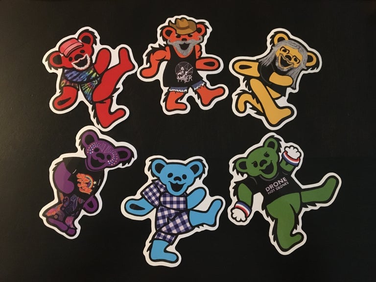 Boogie Bear Sticker for Sale by OfficialCoolCat