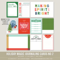 Image 1 of Holiday Magic Journaling Cards No.2 (Digital)
