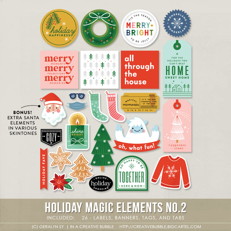 Image of Holiday Magic Elements No.2 (Digital)