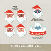 Image 2 of Holiday Magic Elements No.2 (Digital)