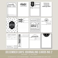 Image 1 of December Days Journaling Cards No.2 (Digital)