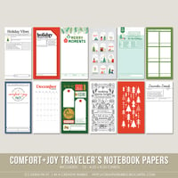 Image 1 of Comfort + Joy Traveler's Notebook Papers (Digital)