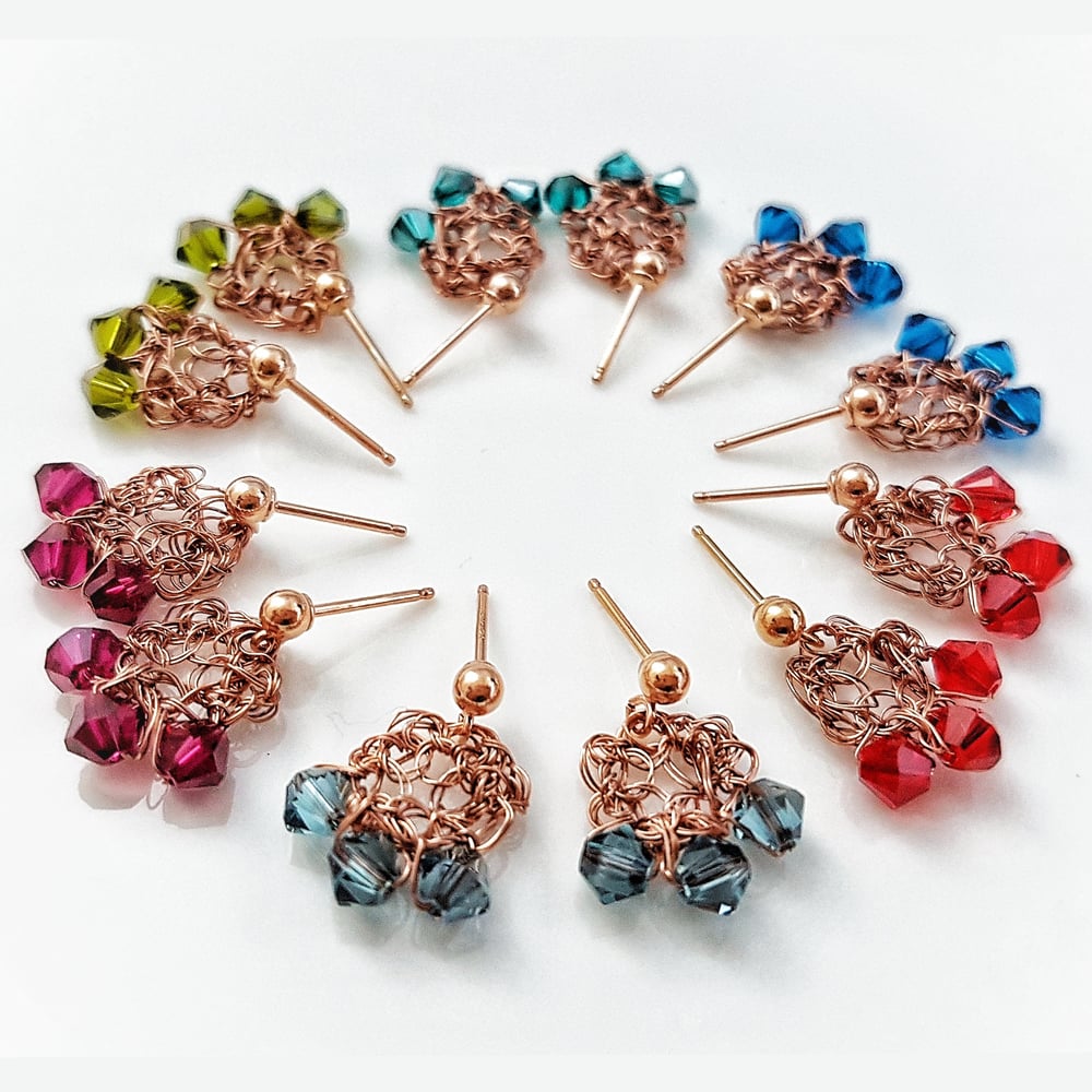 Image of ROSE-GOLD DEWDROP Earrings 