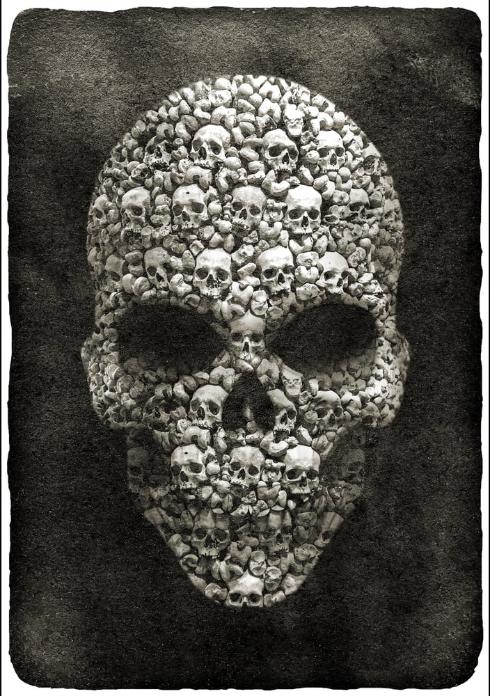 Image of SKULL ART PRINT A3 | SIGNED, NUMBERED LTD ED. OF 100 