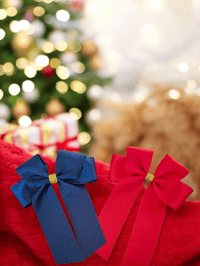 Image 1 of Diamond embossed 5" bow