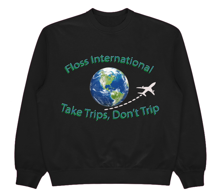 Image of Floss International- Catch a Flight Crew Neck 