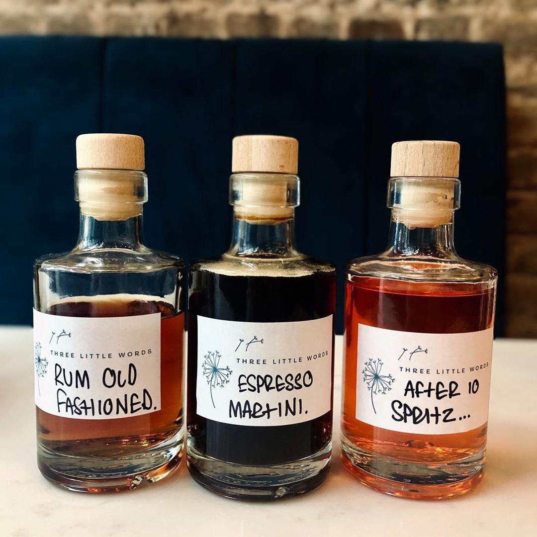 PreMade Cocktails Three Little Words Click & Collect