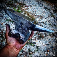 Image 1 of Handforged Mini Anvil “ London Pattern” (Made to Order)