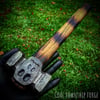 Handforged Rounding Hammer with skull motif ( Made to order)