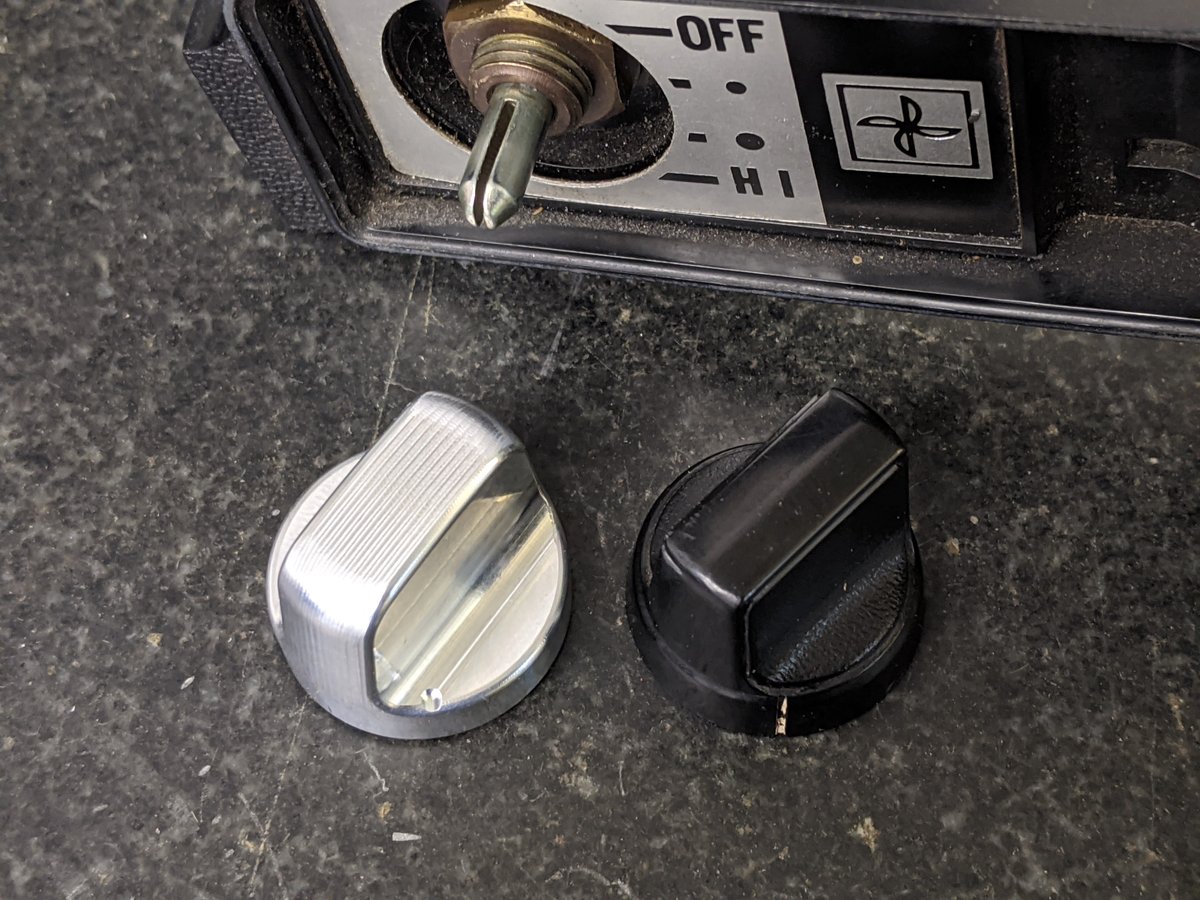 510 Heater fan switch knob