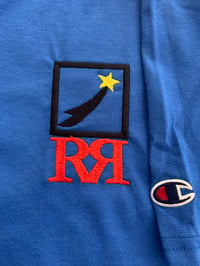 CANVAS BLUE (EMBROIDERED) (R) LOGO TEE