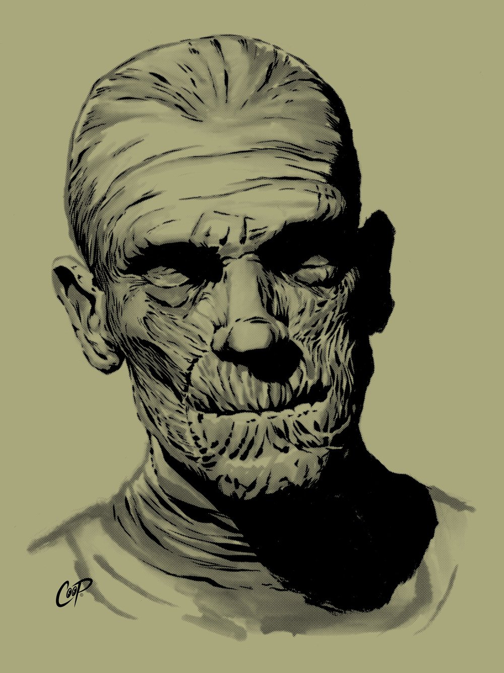 Image of THE MUMMY Silkscreen print