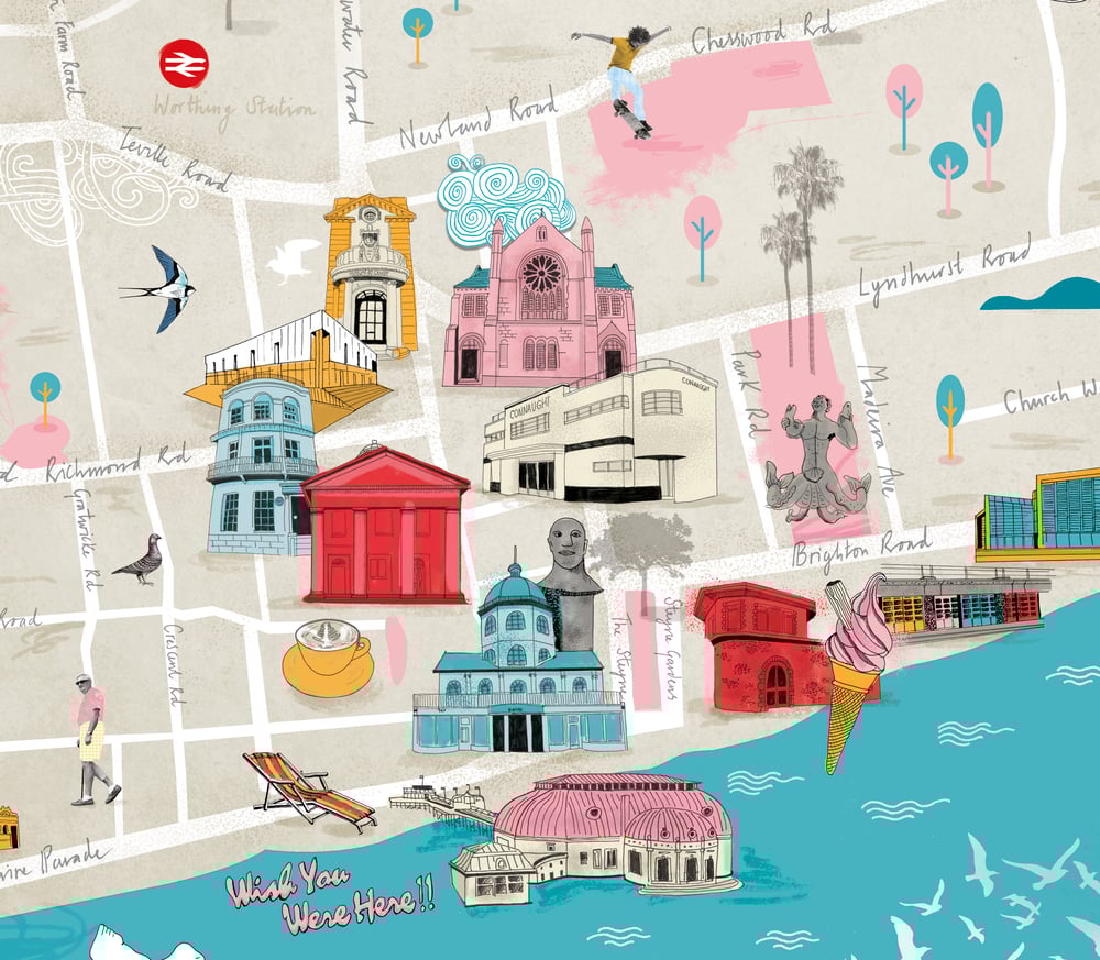 Image of Map of Worthing