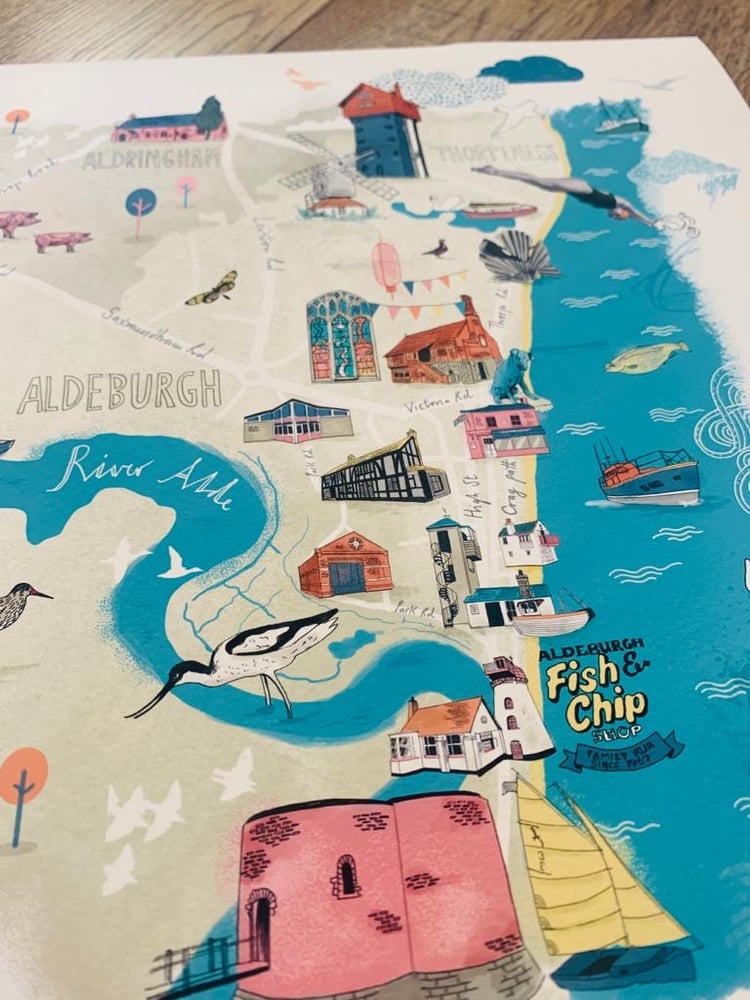 Image of Map of Aldeburgh