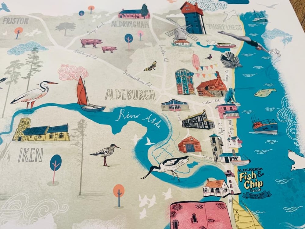 Image of Map of Aldeburgh