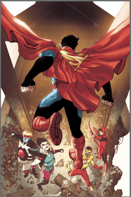 Image of TEEN TITANS #46 COVER original art