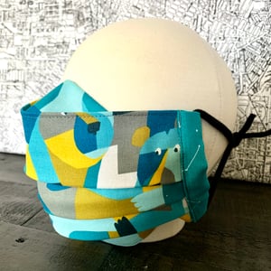 Image of LIMITED EDITION - Pleated Face Mask with Origami Nose Fold