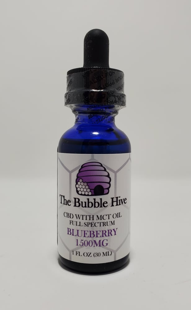 Image of 1500 MG Blueberry CBD w MCT Oil (Full Spectrum)