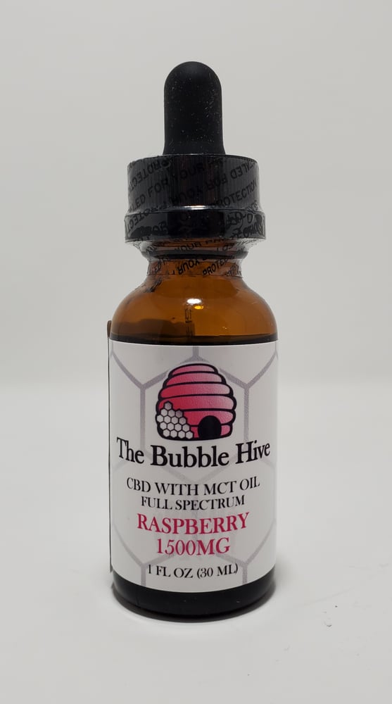 Image of 1500 MG Raspberry CBD w MCT Oil (Full Spectrum)