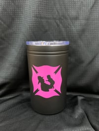 Image 2 of Red or Pink Can Cooler / Cup