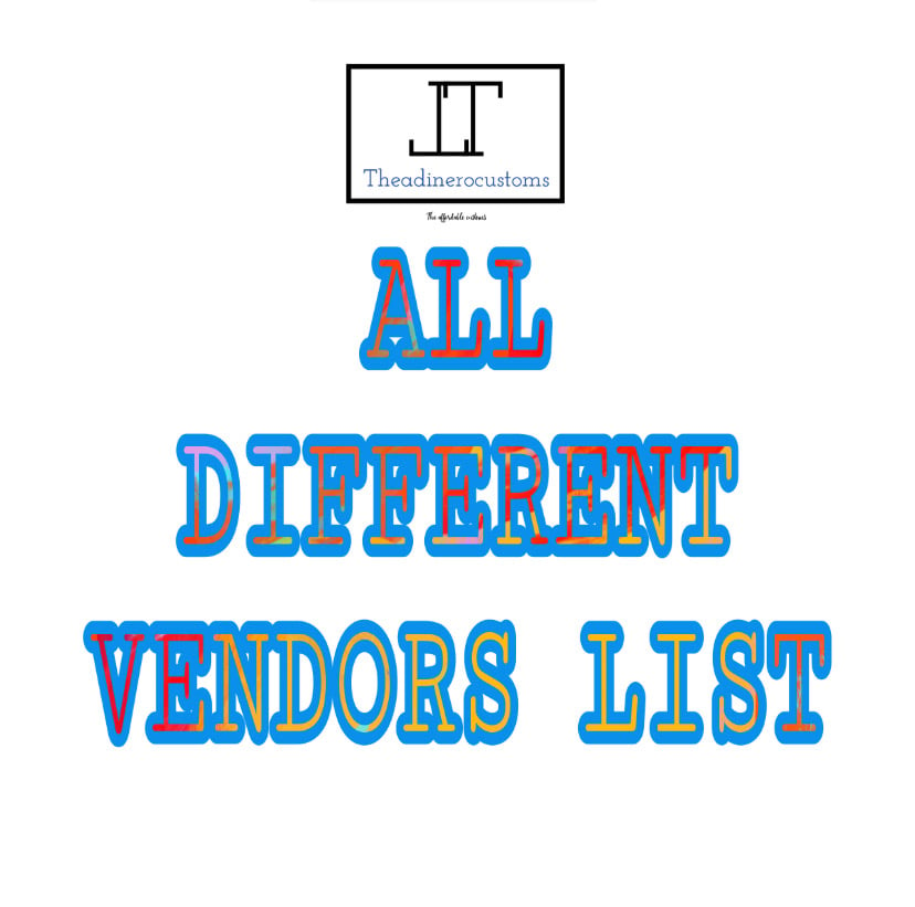 Image of VENDORS LIST