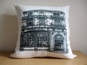 KrazyHouse Cushion, Liverpool Art & Illustration