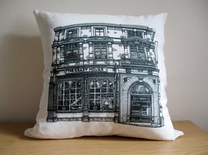 KrazyHouse Cushion, Liverpool Art & Illustration