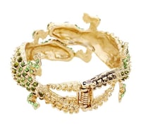 Image 2 of DOUBLE ALLIGATOR HINGE BRACELET