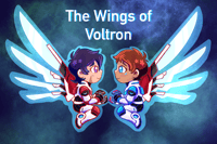 Image 4 of 'Wings of Voltron' Klance Acrylic Badge Set