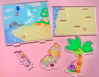 Image 2 of Isabelle's Island Life Multi-Piece Acrylic Standee