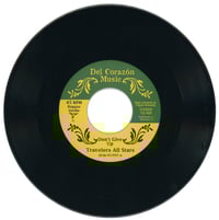 Image 3 of Travelers All Stars - REPRESS - (45rpm) - "Don't Give Up / Sabata" **w/download card & jukebox strip