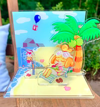 Image 1 of Isabelle's Island Life Multi-Piece Acrylic Standee