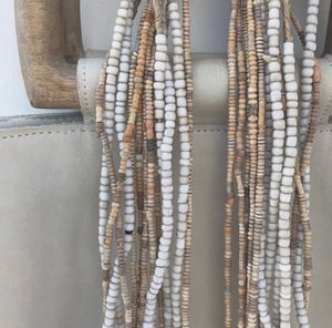 Image of Soft Cream Beaded Necklace