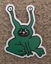 Daniel Johnston Frog Mario Sticker