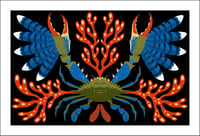 Blueclaw Crab Print