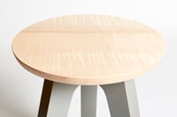 Image 2 of Treble End Table/Stool - Gray