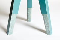 Image 4 of Treble End Table/Stool - Teal