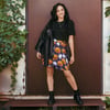 Pumpkin Ghostie Skater Skirt