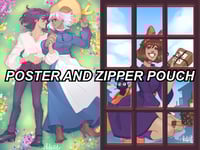 Image 1 of Studio Ghibli Posters & Zipper Pouch