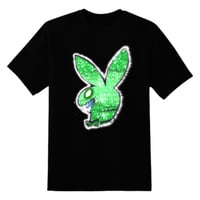 green revenge bunny graphic tee