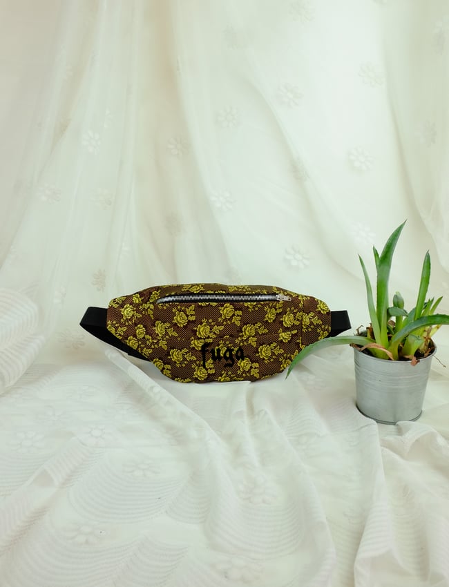 Light flower jacquard cross bag I