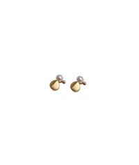 Image 1 of Microdot#4 pearl 14kt 
