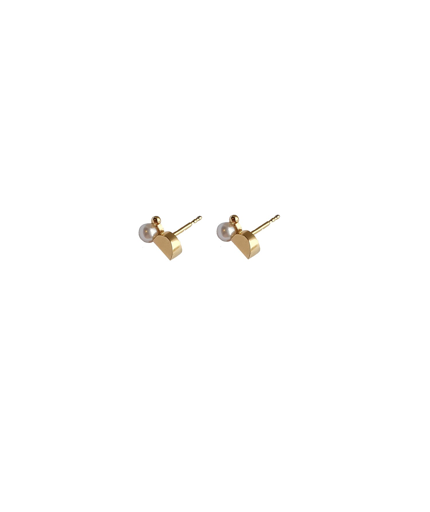Image of Microdot#4 pearl 14kt 